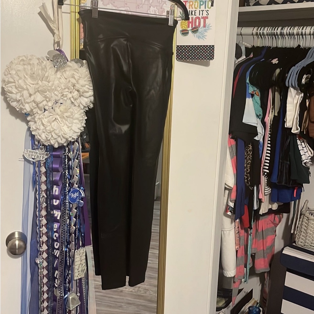Spanx faux leather legging S
